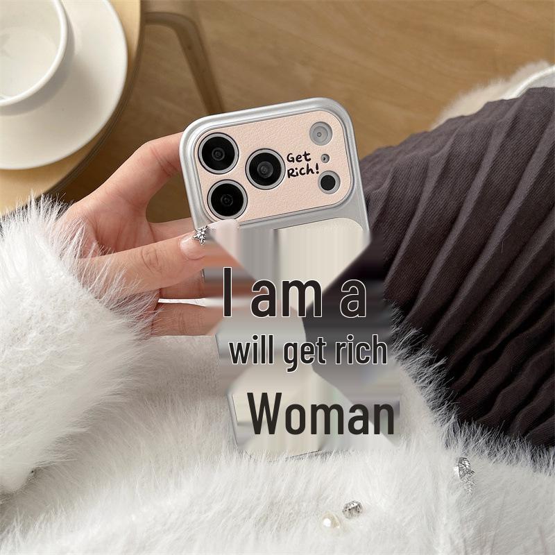 

Apple iPhone 15/14 Compatible Fortune Woman Anti-Fall Phone Case for ProMax Models 17Pro