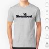 Blacked Out Steamboat Resort  Colorado Mountain Resort T Shirt Cotton Men Women DIY Print Steamboat Steamboat Springs Black