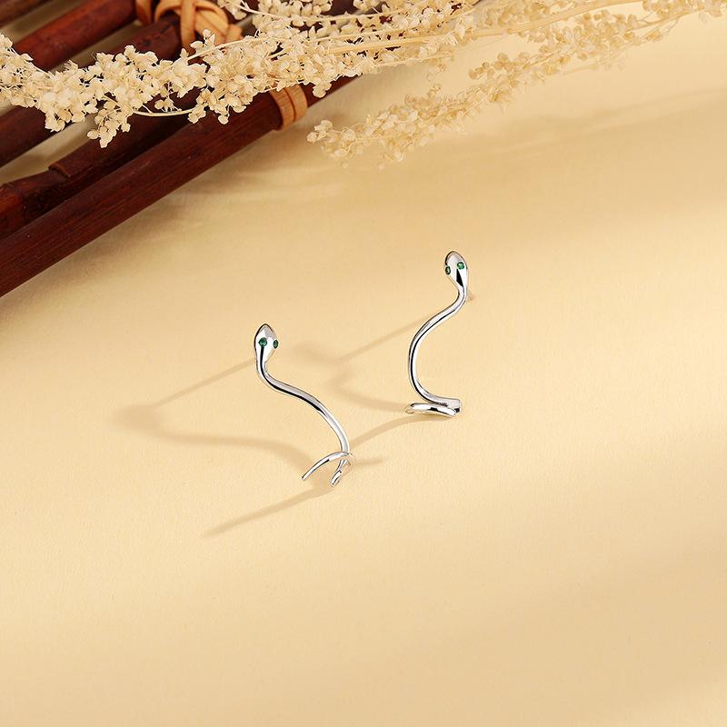 Individually Frigid Serpentine Earrings Light Luxury New Products for Men and Women Trendy Earrings
