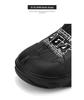 Men's Plus Size Non-Slip Cotton Slippers - Indoor/Outdoor, Warm, Heel-Covering Winter Shoes.