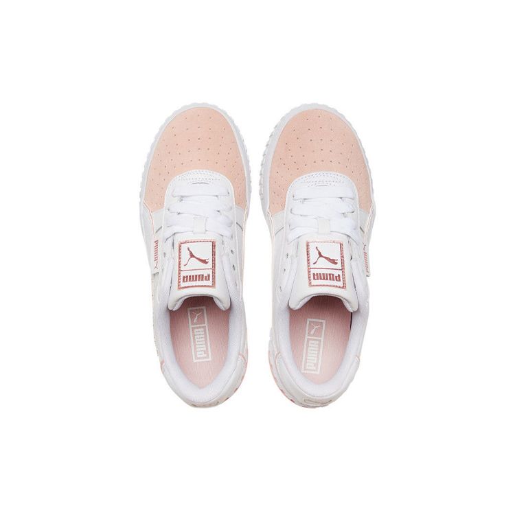 Puma Cali Casual Low Top Sneakers Women sneakers White Pink 375008-02