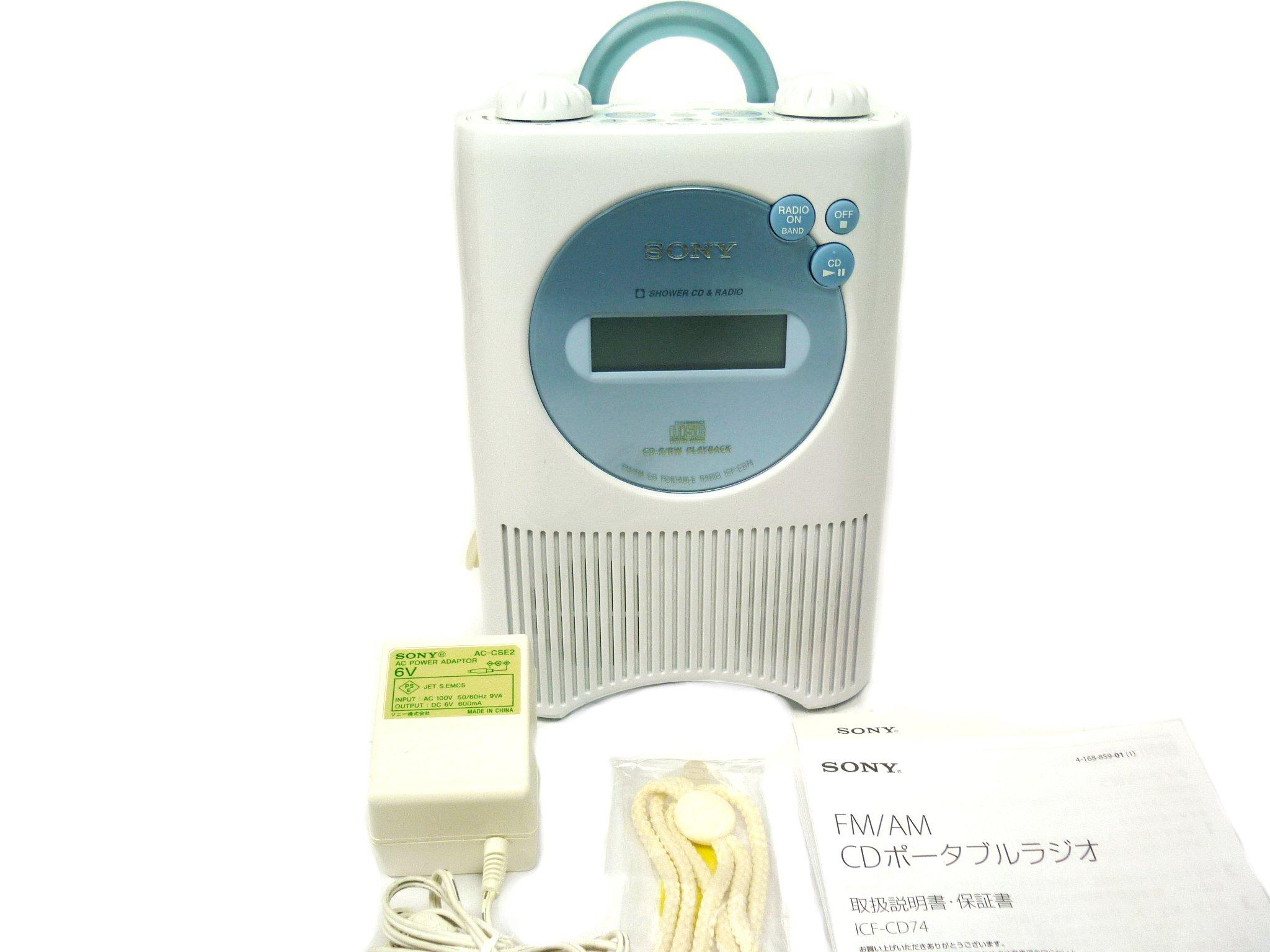 

SONY CD radio blue drip-proof ICF-CD74/L [item]
