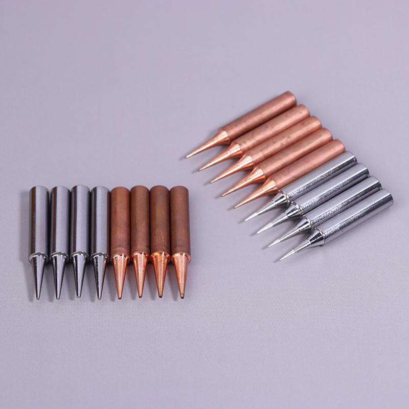 5Pcs Solder Iron Tips Set Welding Equipment Accessories Lead-Free Pure Copper 900M-T-B For Soldering Station