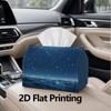 1pc, 2d Flat Printing, Tissue Box Sea Breeze Blue Wave Design Pattern Printed Tissue Box, Suitable for Home, Kitchen, and Car Decoration, Tissue Dispe