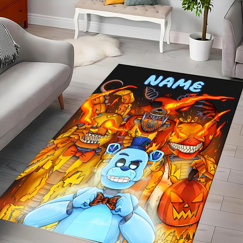 Custom personalization Five Nights at Freddy's Area Rug - Perfect For Kitchen, Bathroom,Laundry Room Decor Large Size Available,Gift All Seasons