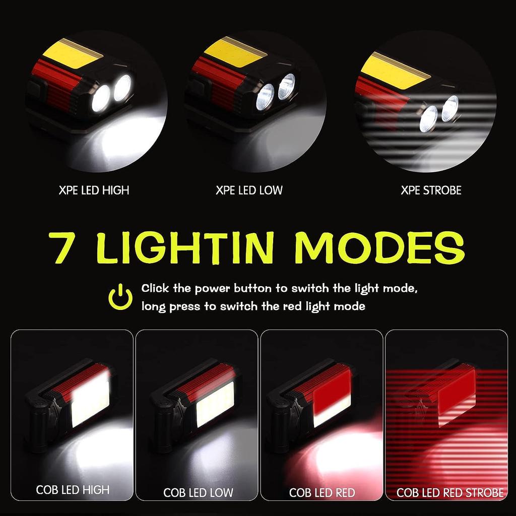 Lampada da Lavoro LED Lampada da Officina Dimmerabile Batteria Ricaricabile COB Lampada da Lavoro Magnetica Torcia da Officina Luce per Ispezione per Auto Campeggio Pesca Emergenza