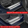 Per Mazda CX-60 CX60 Piastre Battitacco Auto Protezione Soglia Porta Rivestimento Protezione Battitacco Copripedale Acciaio Inossidabile 4 Pezzi Accessori Auto