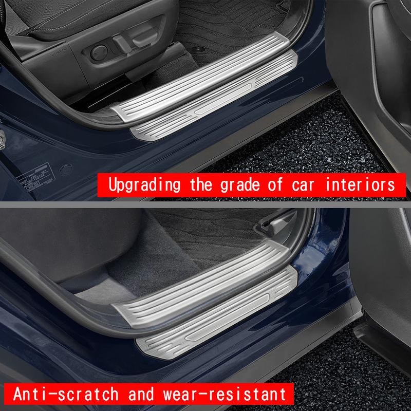 Per Mazda CX-60 CX60 Piastre Battitacco Auto Protezione Soglia Porta Rivestimento Protezione Battitacco Copripedale Acciaio Inossidabile 4 Pezzi Accessori Auto
