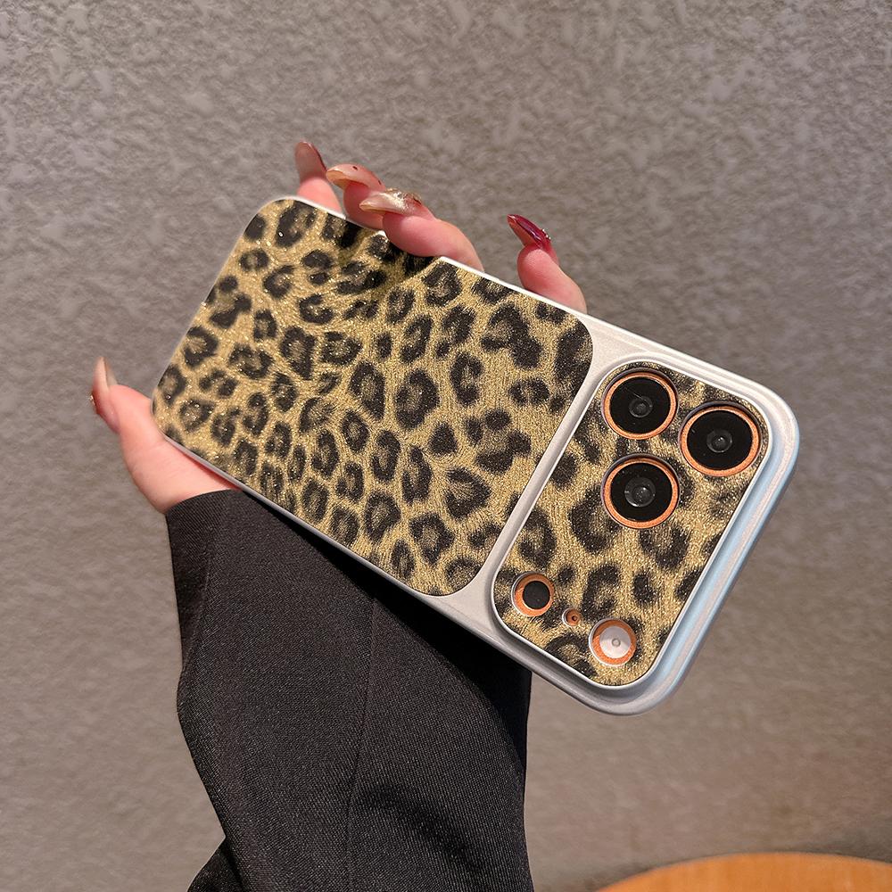 Full Leopard Print Texture Phone Case For iPhone 17 16 15 14 13 Pro Max 17Pro Shockproof Bumper Cover For iPhone17 16 Pro Max