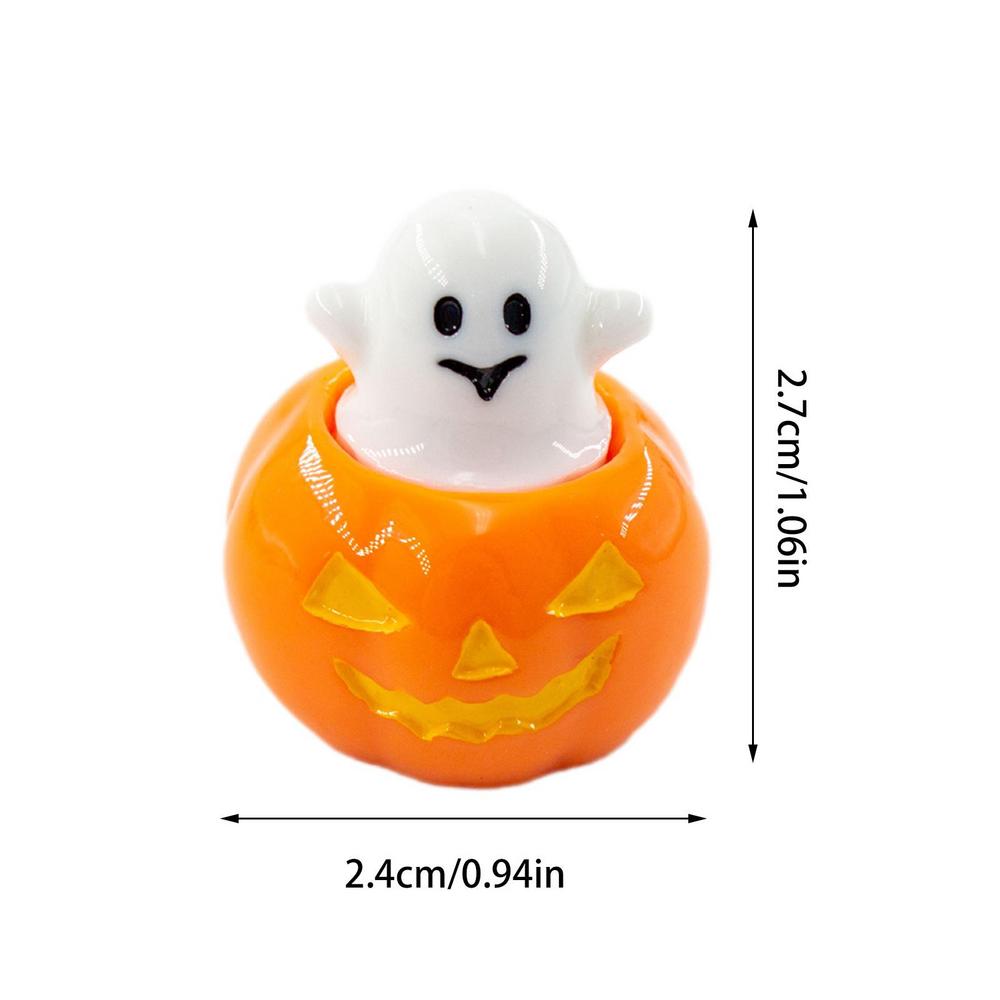 Halloween Mini Figurines Winter Festival Decoration Ornaments Spooky Mummy Miniatures Pumpkin Shape Supplies Seasonal Decor