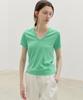 Leuba All-Day Cotton V-Neck T-Shirt - Florida Mint