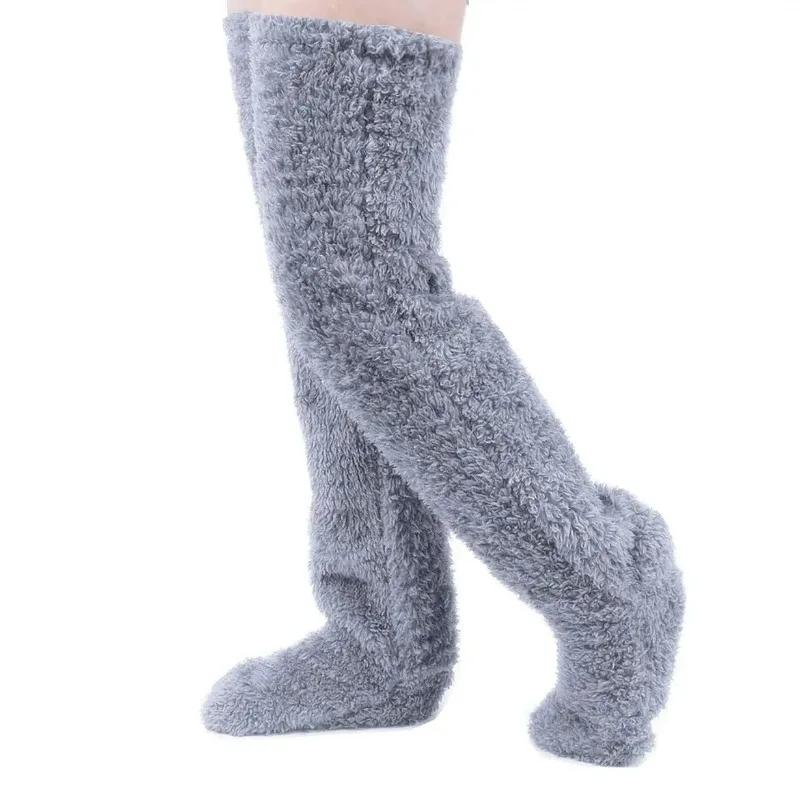 Winter Warm Feet Stockings for Women Men Multifunctional Bed Sleep with Quilt Old Cold Legs Warm Sleep Socks Foot Warmer Gift