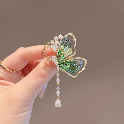 Zauberer von Oz Schmetterling High-End-Brosche Temperament Pin Zarte Quaste Libelle Metallbrosche Personalisierte Accessoires