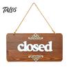 Wooden House Sign, Nordic Minimalist Style Wood Sign, Durable Wall Decoration Hanging Sign, for Coffee Shop Barber Shop Entrance