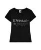 PRIMATE Rush Women'S U-Neck Slim Fit Short Sleeve T-Shirt 6 Colors