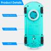 Light Up Transparent Sensory Car Toys, Crash And Walk Toy Cars With Colorful Moving Gears, Music And LED Effects, Fun Automatic Steering Toys