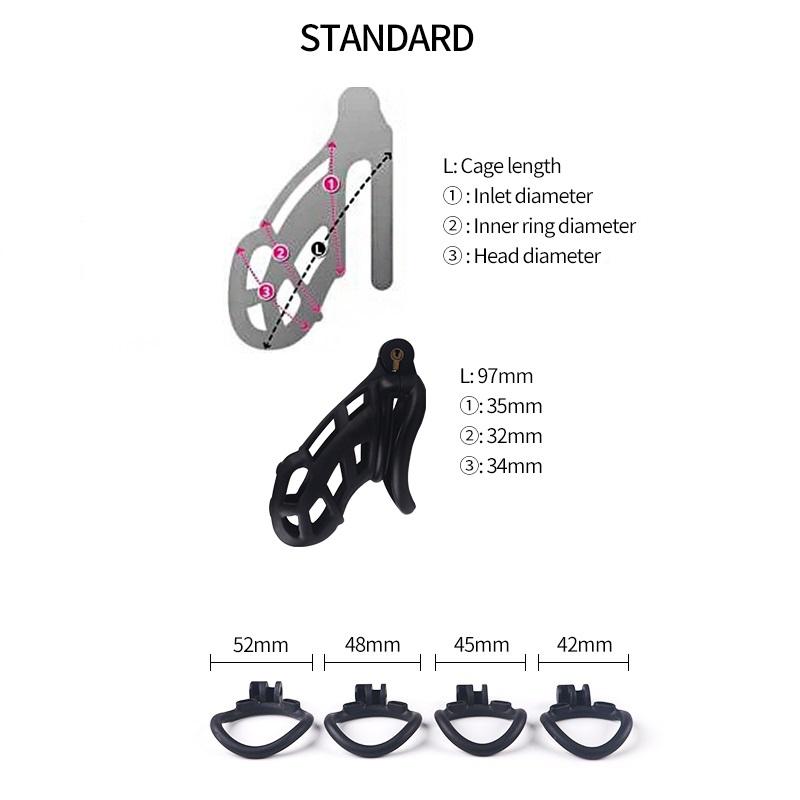 MoDi Sex Toys for Men Adult Male Chastity Cock Cage Penis Sleeve Cockrings Erotic Urethral Lock BDSM Bondage