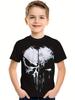 Kids Clothes Boys Tshirt Short Sleeve 3D Skull Print Children Summer Clothes Creative Stylish Streetwear Round Neck Girl Clothes
