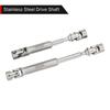 INJORA Stainless Steel Center Drive Shaft D-Shaped Hole For 1/24 RC Crawler Axial SCX24 Jeep JLU C10 Bronco Base Camp 4Runner