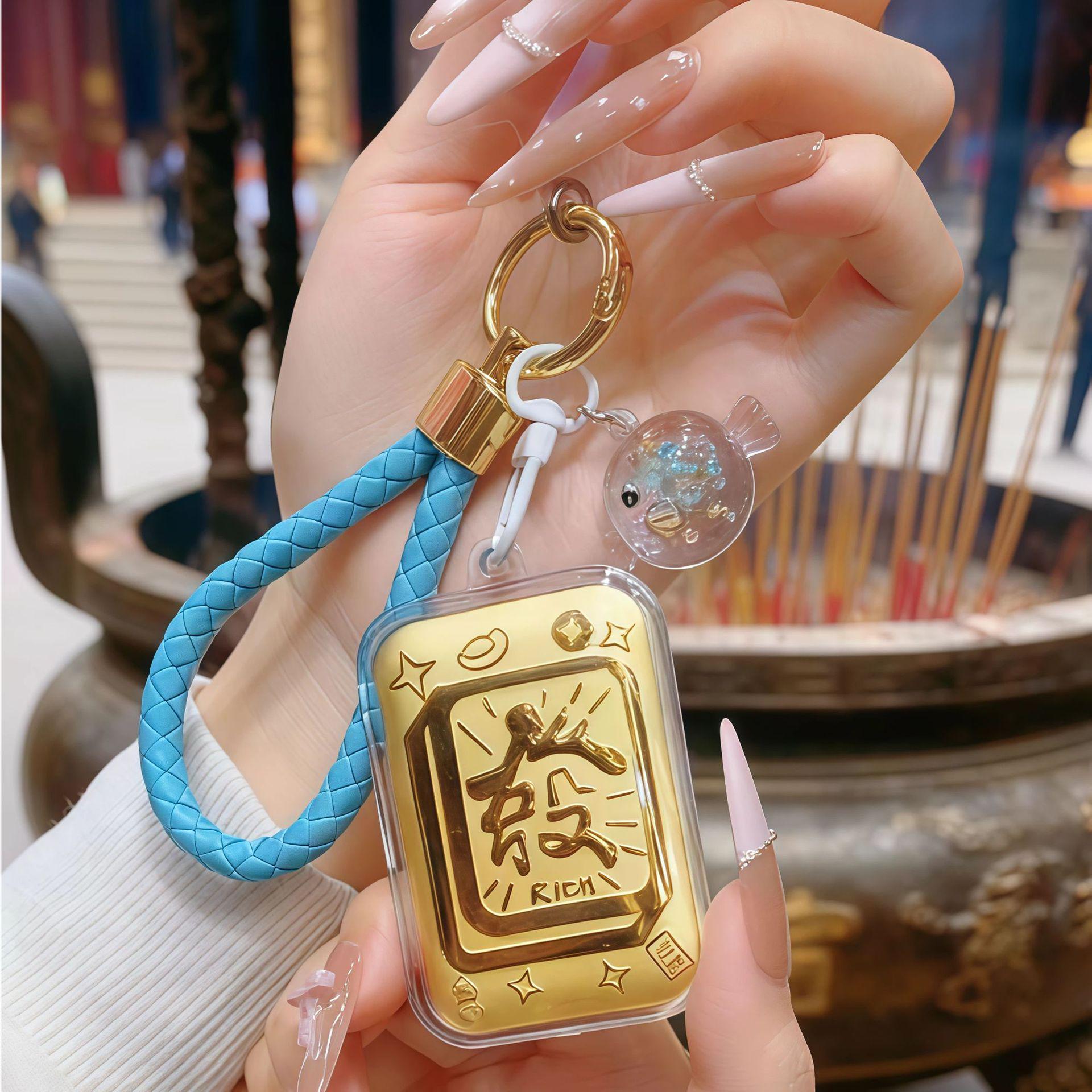 999 Pure Gold Princess Keychain & Phone Lanyard Pendant - Popular Gift Item Contains Gold