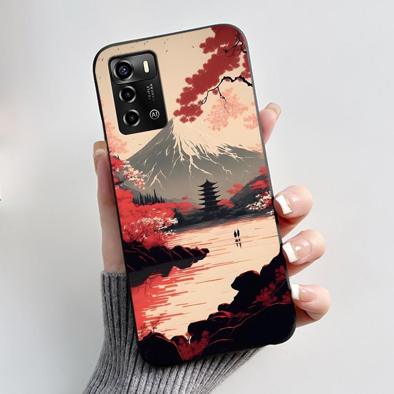 For ZTE Blade V40 Vita / V41 Smart Phone Case Luxury Cute Love Rabbit Funny Black Cover Shell Soft Silicone Protective Casing