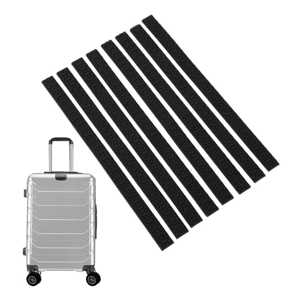 8pcs Luggage Wheels Covers Waterproof Silicone Suitcase Wheels Protectors Noise Absorbing Luggage Wheel Protective Covers for Travel