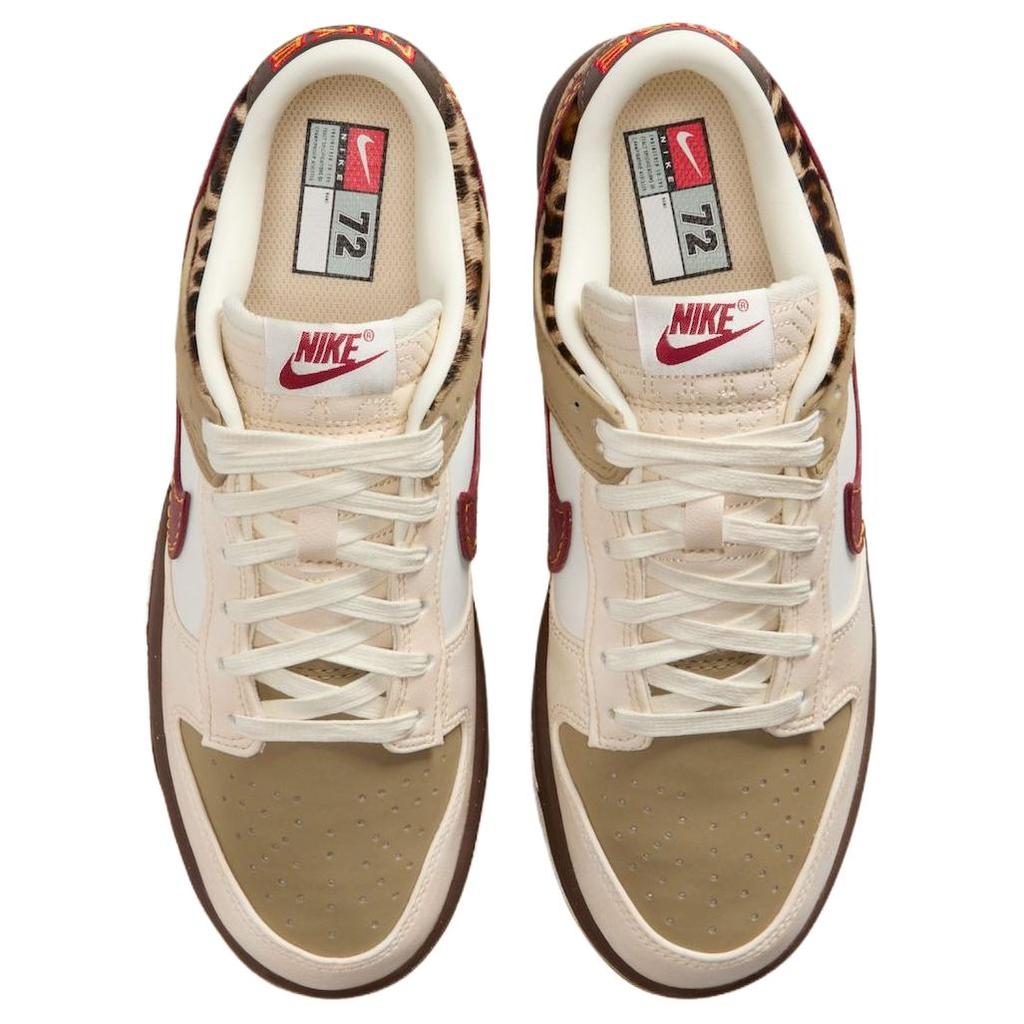 Nike Dunk Low Khaki Týmově červená Dámské tenisky Hnědá Barokně-hnědá Perlově bílá IM6687-262
