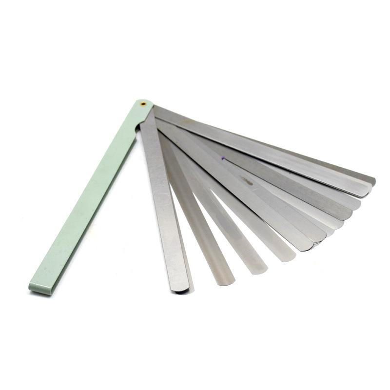 High-Precision Stainless Steel Feeler Gauge: 0.02-1.0mm Valve Clearance & Thickness Adjustment Tool