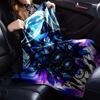 1pc Wolf Dreamcatcher Throw Blanket Soft Flannel, Cozy All Season Polyester Perfect for Home, Office