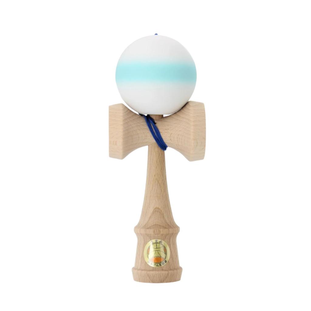 Yamagata Kobo Ozora Matte Two-Tone Kendama, Japan Kendama Association Certified Competitive Kendama (Light Blue Line)