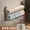 Bathroom Multifunctional Shelf Wall-mounted Door Rear Suction Cup Shoe Rack Storage Rack Toilet No Punching Slippers Rack