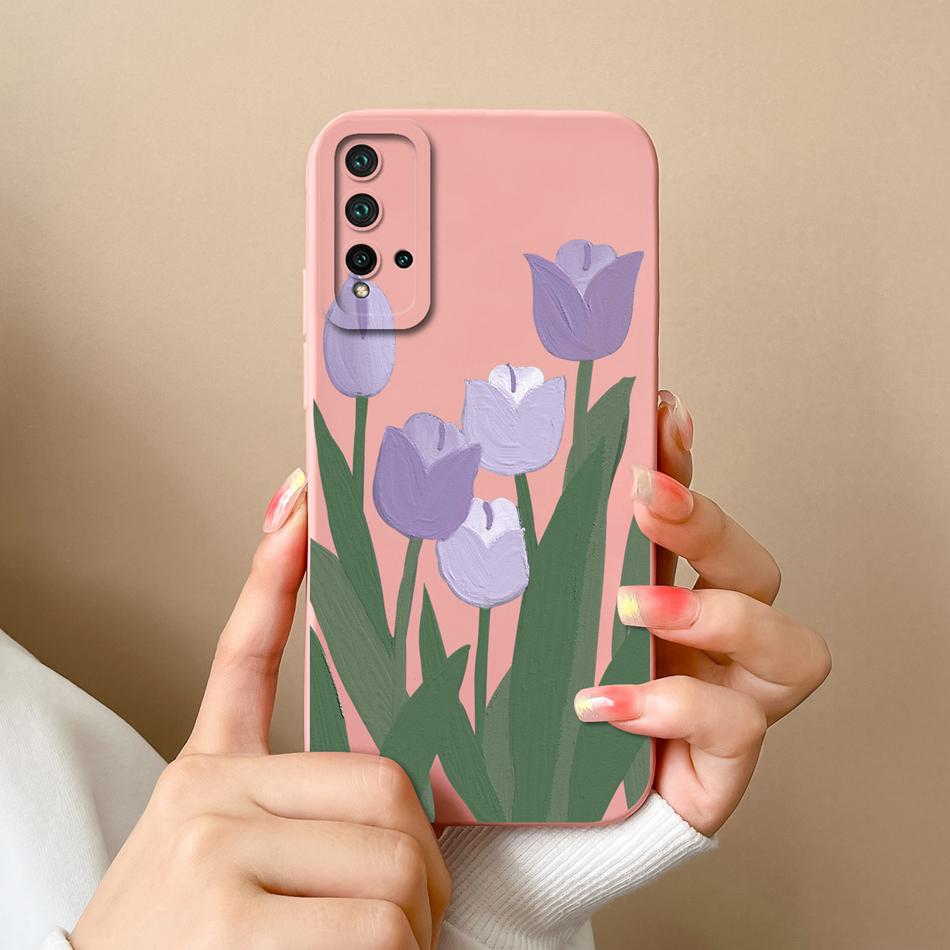 Case For Huawei Nova 5T Cover For Huawei Nova 6 Nova 7 Cartoon Bumper For Nova 5 T Nova6 Nova7 Soft Liquid Silicone Phone Cases