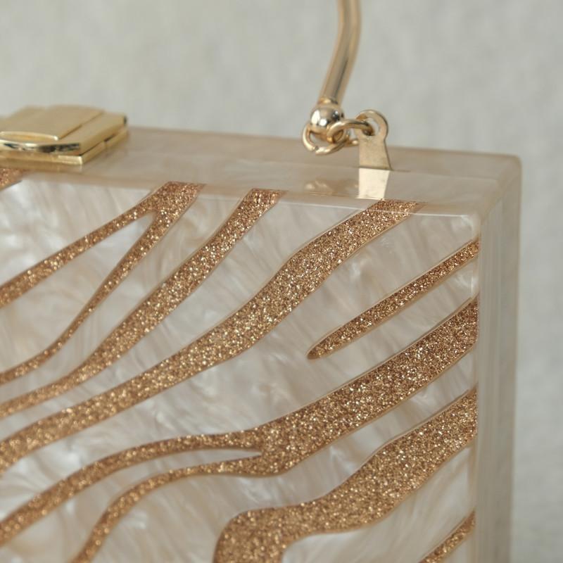 Neue trendige Handtasche Mode Frauen Tasche Boutique Acryl Luxus Party Abend Tasche Frau Candy Hochzeit Box Vintage Kupplung Einkaufstasche