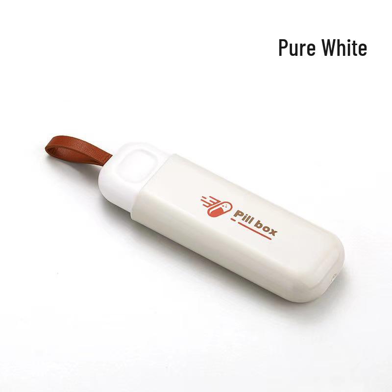 Travel Mini Medicine Box with Three Compartments - Sealed & Moisture-Proof for Cross-Border Use