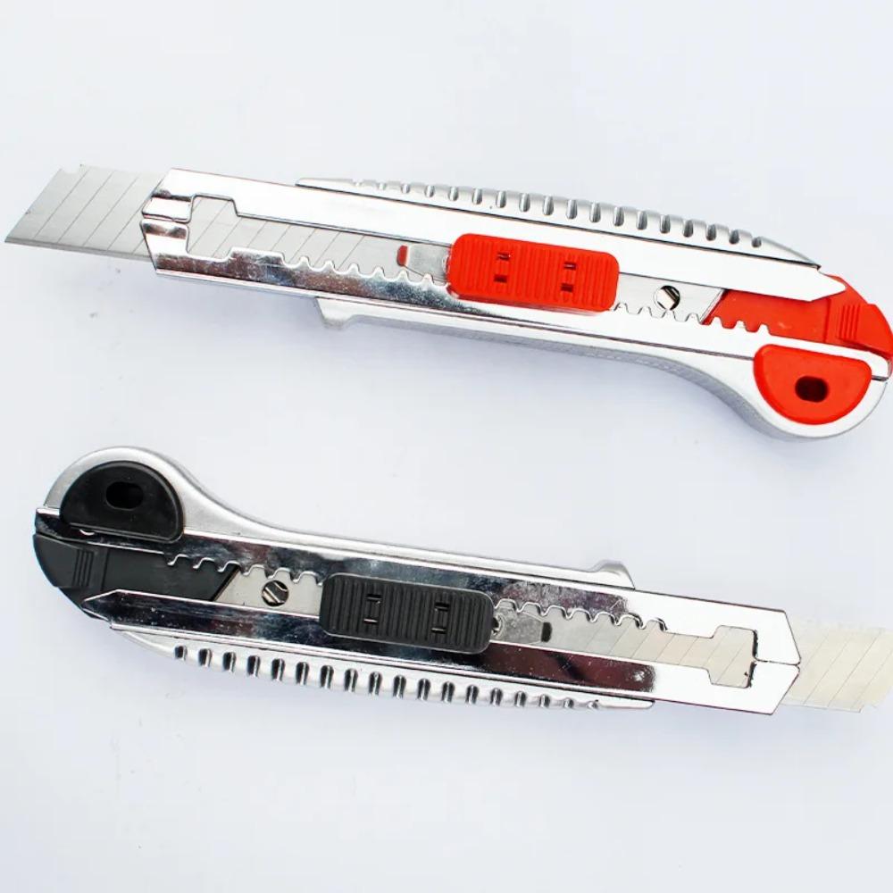 Five-burst Heavy Utility Knife Multi-color Optional Cutting Fast Industrial Office Paper Cutting Utility Knife 18MM