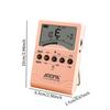 Digital Metronome Tuner Tone Generator for All Instruments Ukulele Chromatic White
