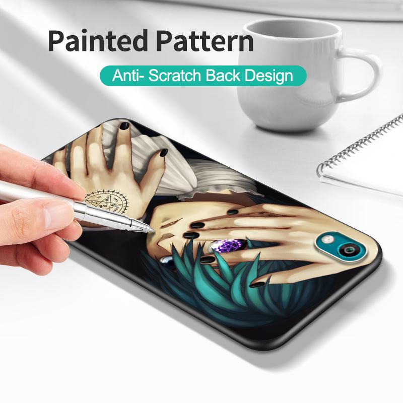 Black Tpu Case For Honor 8a Prime 8s 9 10X Lite 9A 9C 9X Premium Pro 9S Case Cover Black Butler