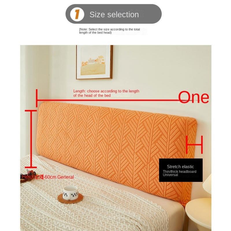 Stretch Headboard Covers for Queen Cal King Size Bed Headboard Slipcover, Jacquard Bed Head Cover Dustproof Protector Cover for Bedroom Décor