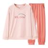 Island Fleece Pajamas Women'S Autumn And Winter Winter Warm Homewear Women'S Thin Coral Fleece Suit