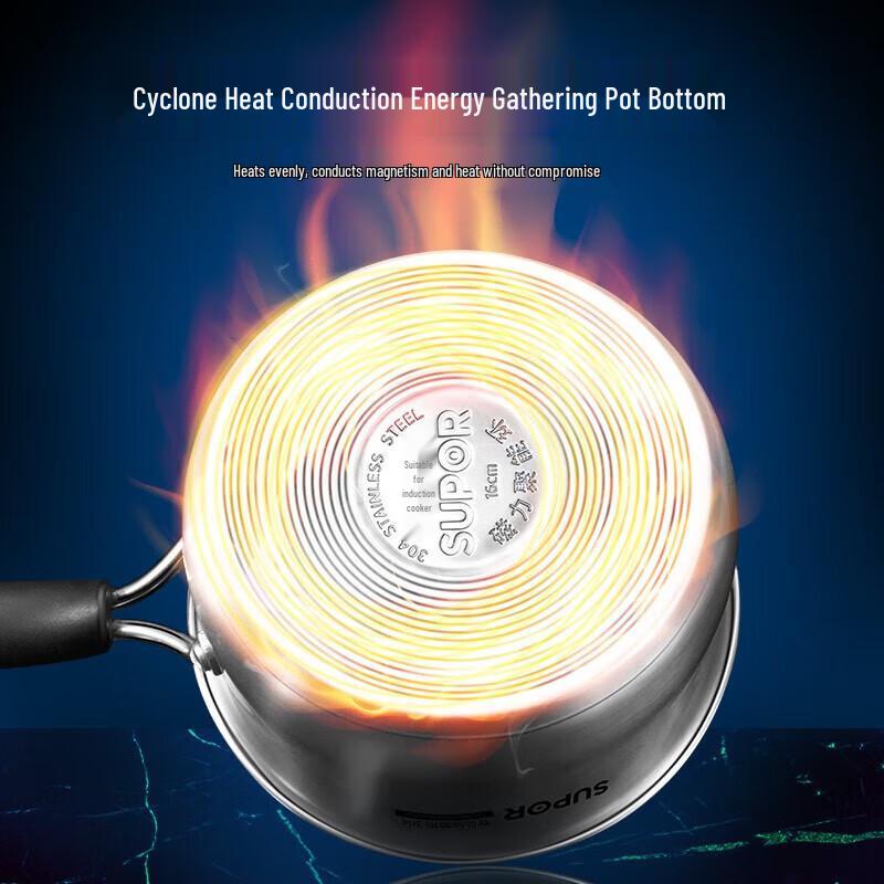 Supor 304 Stainless Steel Saucepan