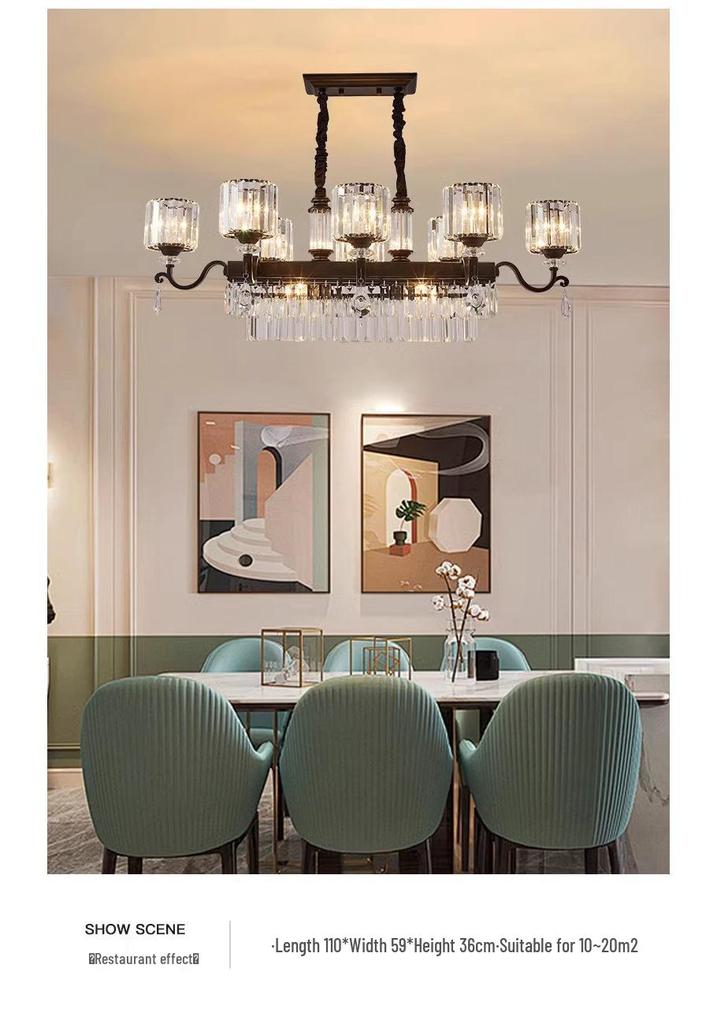 2026 Modern Crystal Chandelier - Luxury Lamp for Living Room, Dining Room, and Bedroom