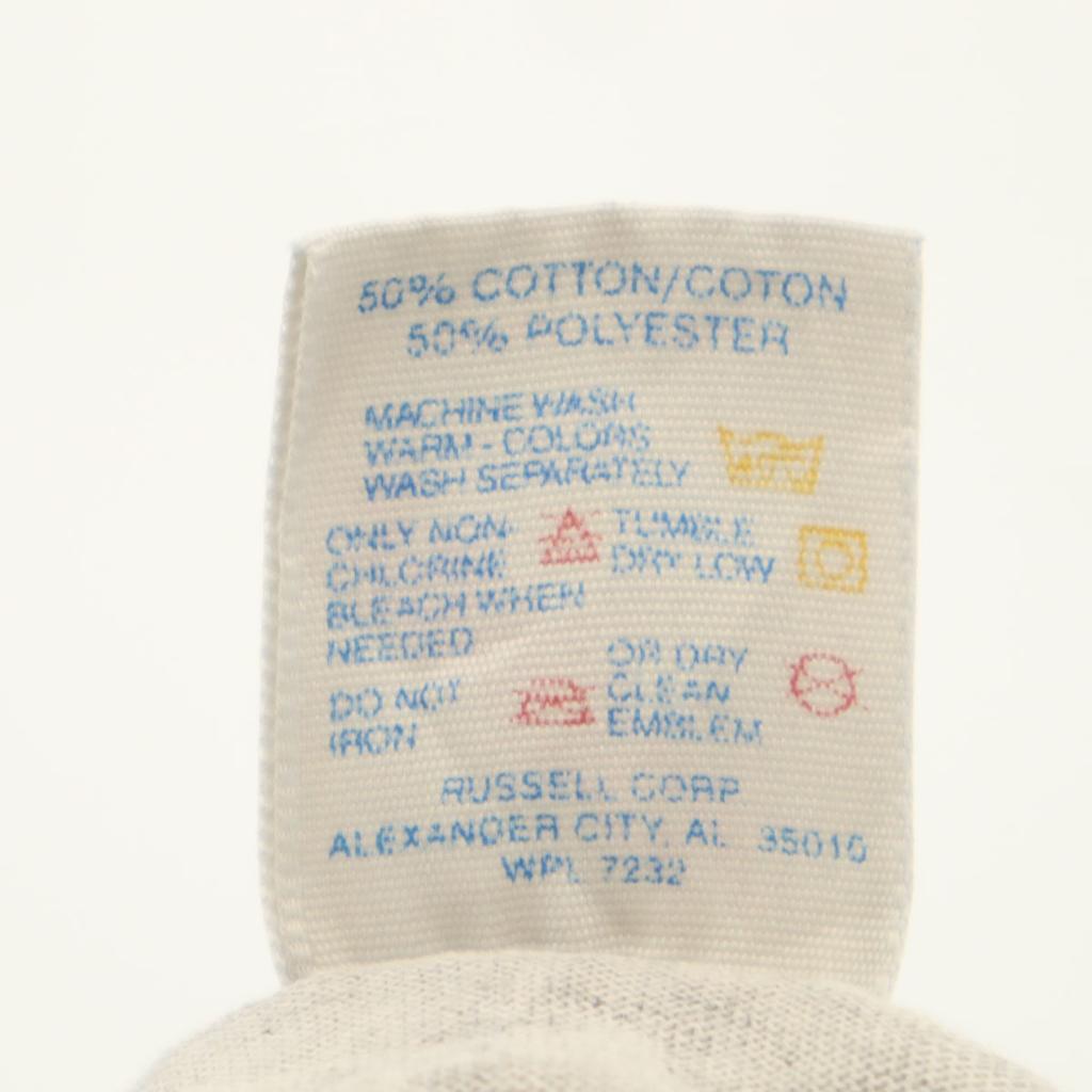 JERZEES 80s Made in USA Old Short sleeve T-shirt XL gray Men's Used