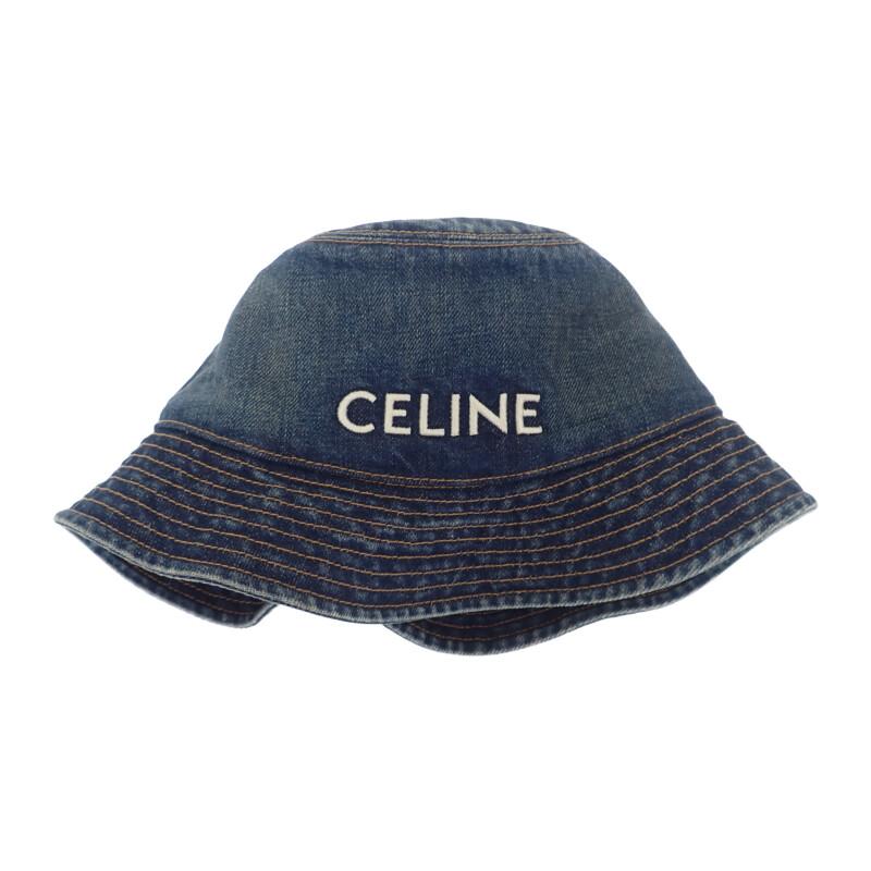 CELINE  S hat blue cotton mens