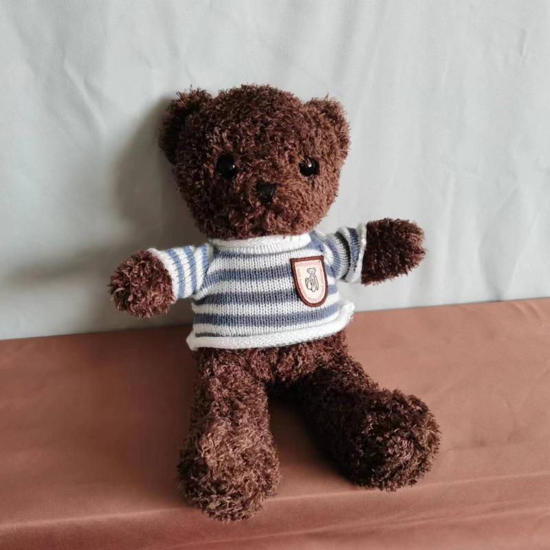 Cute Plush Panda Teddy Bear Doll In Clothes - Small Children's Gift Toy