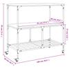 Kitchen Trolley Black 100x50x95 cm Particleboard
