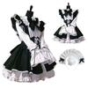 Maid Gothic Lolita Cosplay Lolita Set Outfit, Costume, Waitress, 3-piece (women's S)