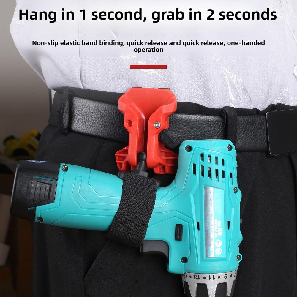 Quick Release Mechanism Tool Belt Clip Power Tool Waist Clip  For Carrying Multiple Hand Tools