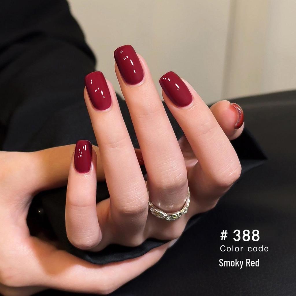 2026 New Year Cherry Wine Red Gel Nail Polish Set - Autumn/Winter Collection for Salons