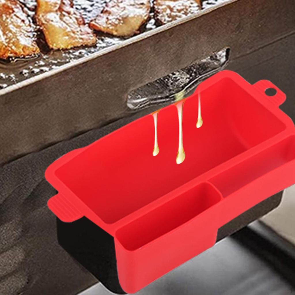 - Fettbecher-Einsatz, Grill-Tropfschale, Pfanne, Einsatz für Outdoor, Kochen, Party