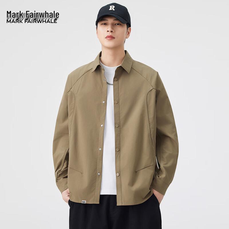 Mark Fairwhale Men's Casual Long-Sleeve Shirt